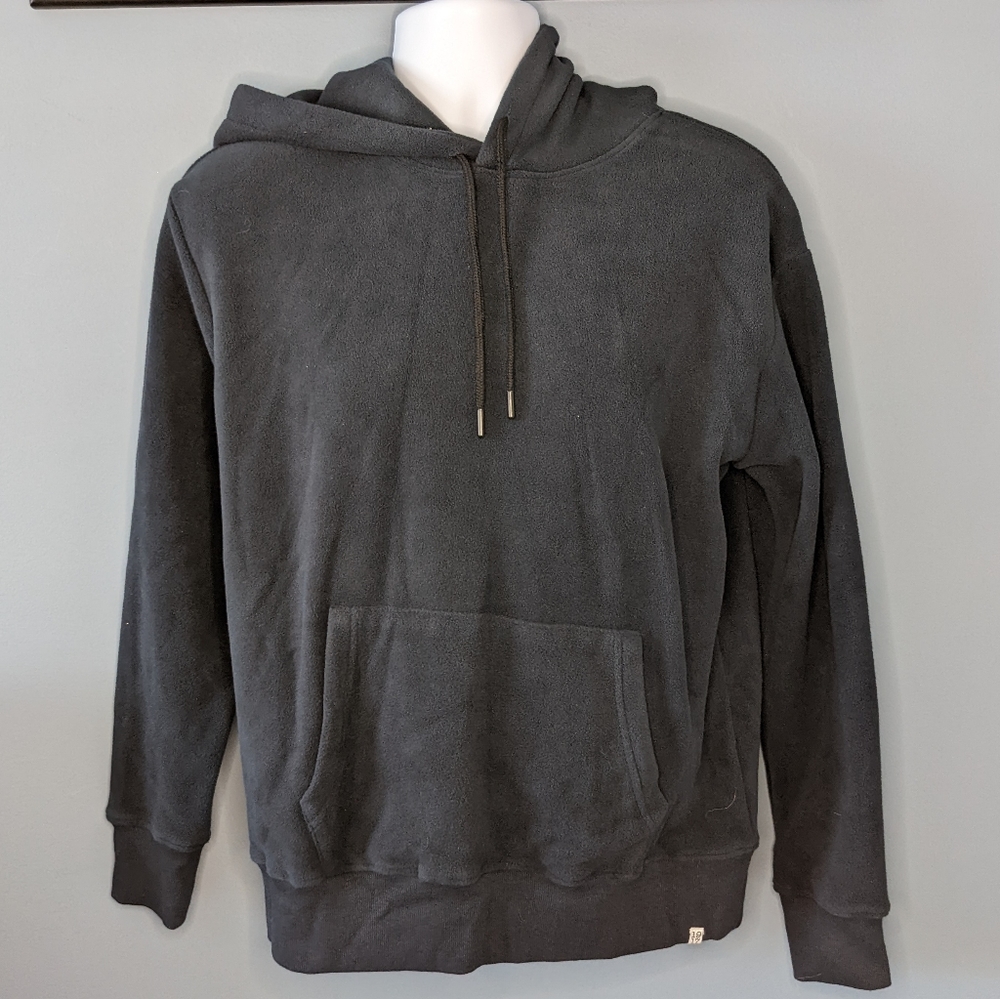NWT Sovereign Code (Nordstrom) Men's All Fleece Navy Blue Hoodie - Picture 3 of 6